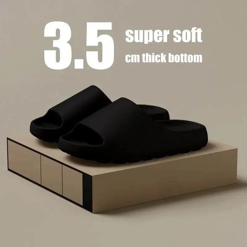Cloud Thick-Sole EVA Slides – Unisex Beach Sandals