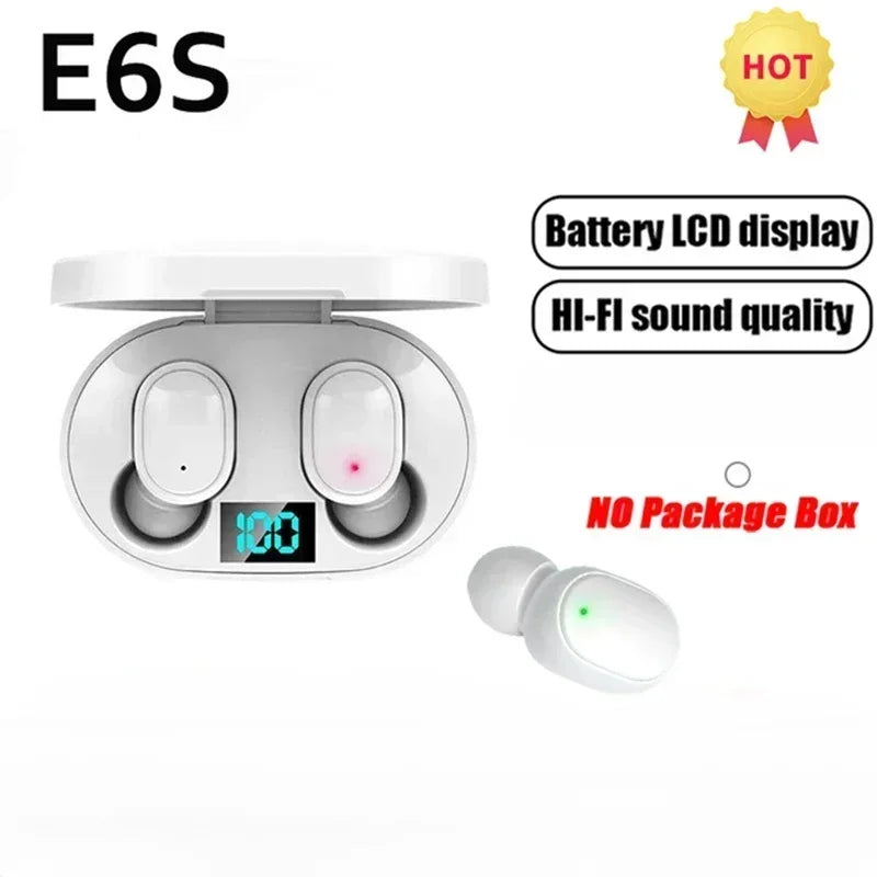 E6S Wireless Noise-Cancelling Earbuds