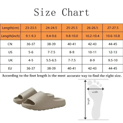 Cloud Thick-Sole EVA Slides – Unisex Beach Sandals