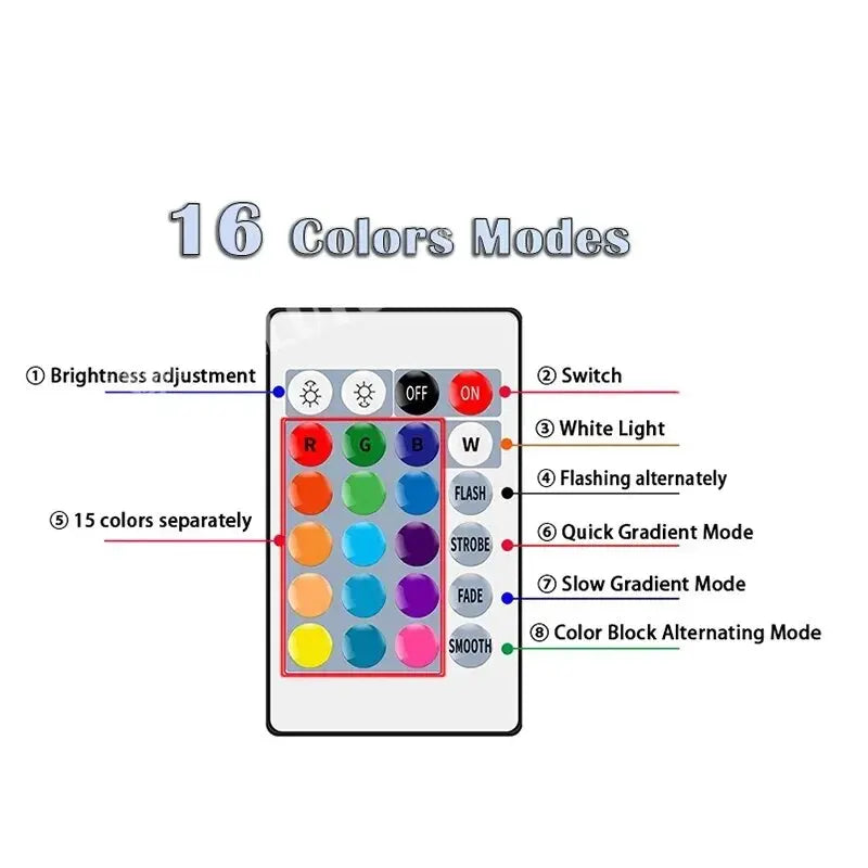 RGB Smart LED Bulb – 16 Colours, Dimmable