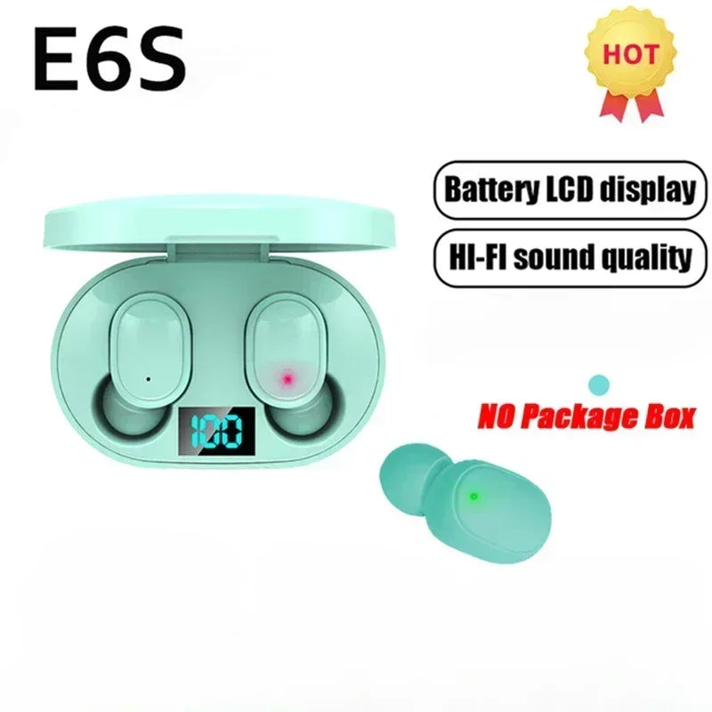 E6S Wireless Noise-Cancelling Earbuds