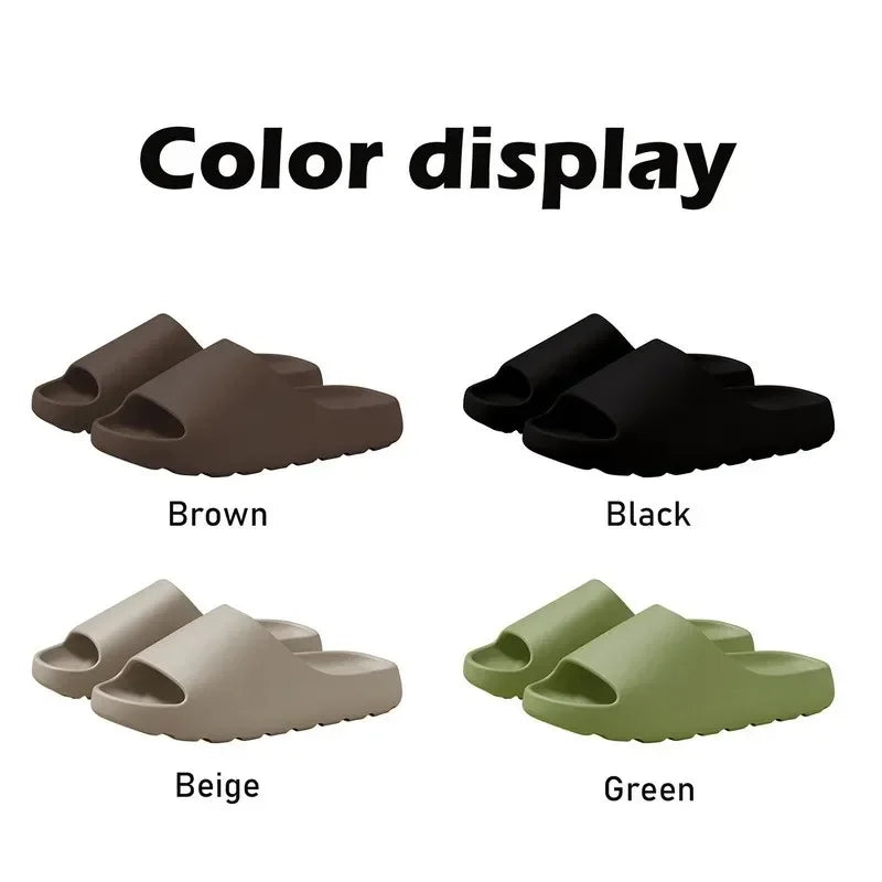 Cloud Thick-Sole EVA Slides – Unisex Beach Sandals