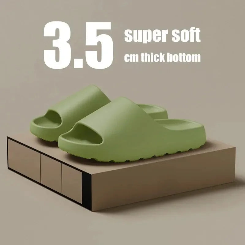 Cloud Thick-Sole EVA Slides – Unisex Beach Sandals