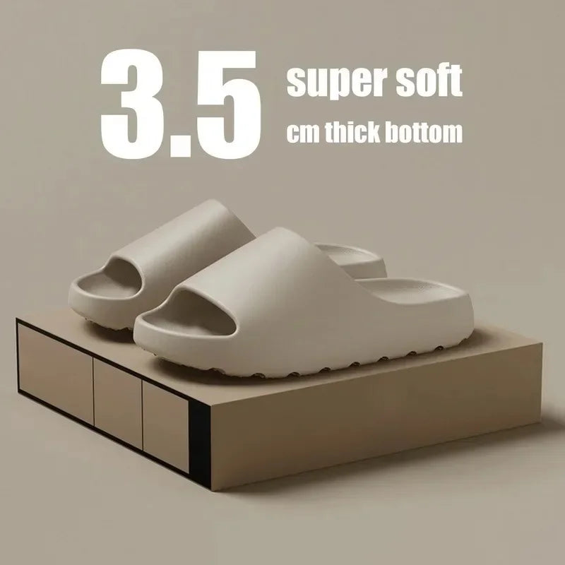 Cloud Thick-Sole EVA Slides – Unisex Beach Sandals