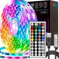 RGB LED Strip Lights with Remote