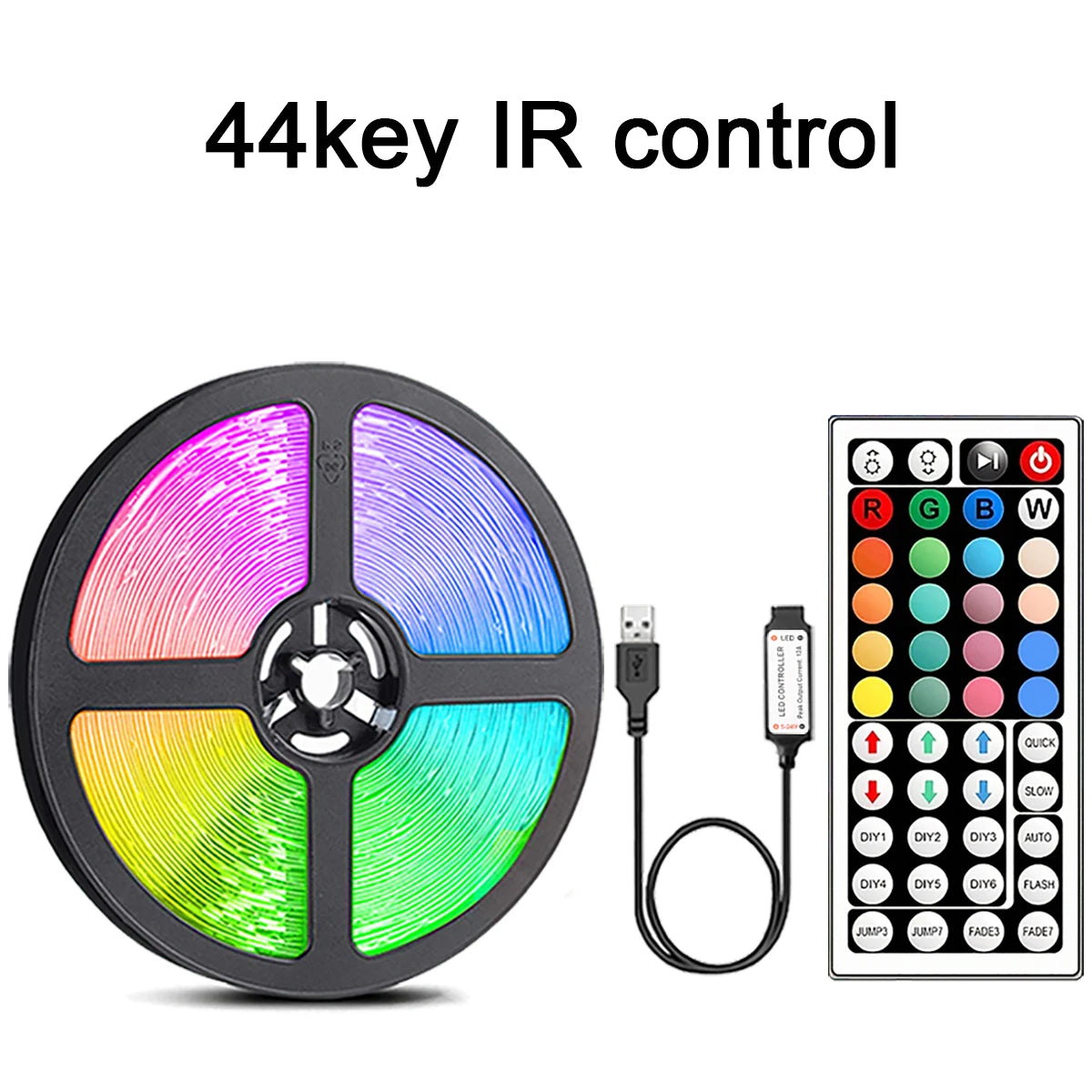 RGB LED Strip Lights with Remote